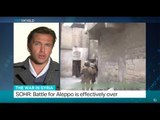 The War In Syria: SOHR says battle for Aleppo is effectively over
