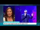 British pop legend George Michael dies at the age of 53