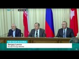 The War In Syria: Russia, Iran, Turkey FMs discuss Syria crisis