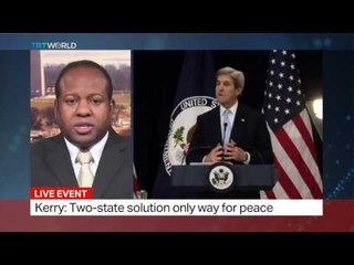 Comments on John Kerry's speech on Israeli-Palestinian peace deal