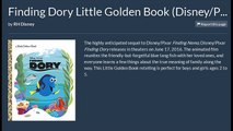 Finding Dory Little Golden Book (DisneyPixar Finding Dory)2