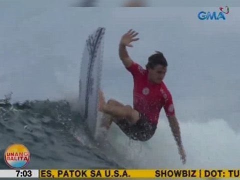 UB: Mga kabataan sa Siargao, nag-eensayo nang mag-surfing para sa susunod na Olympics