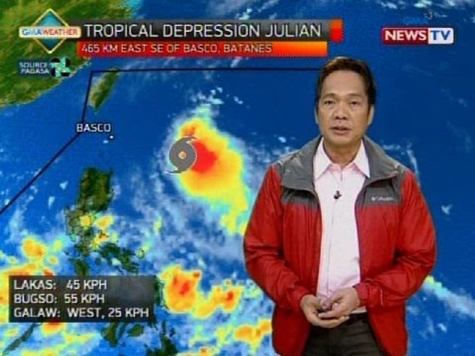 BT: Weather update as of 11:36 a.m. (Oct. 5, 2016) - video Dailymotion