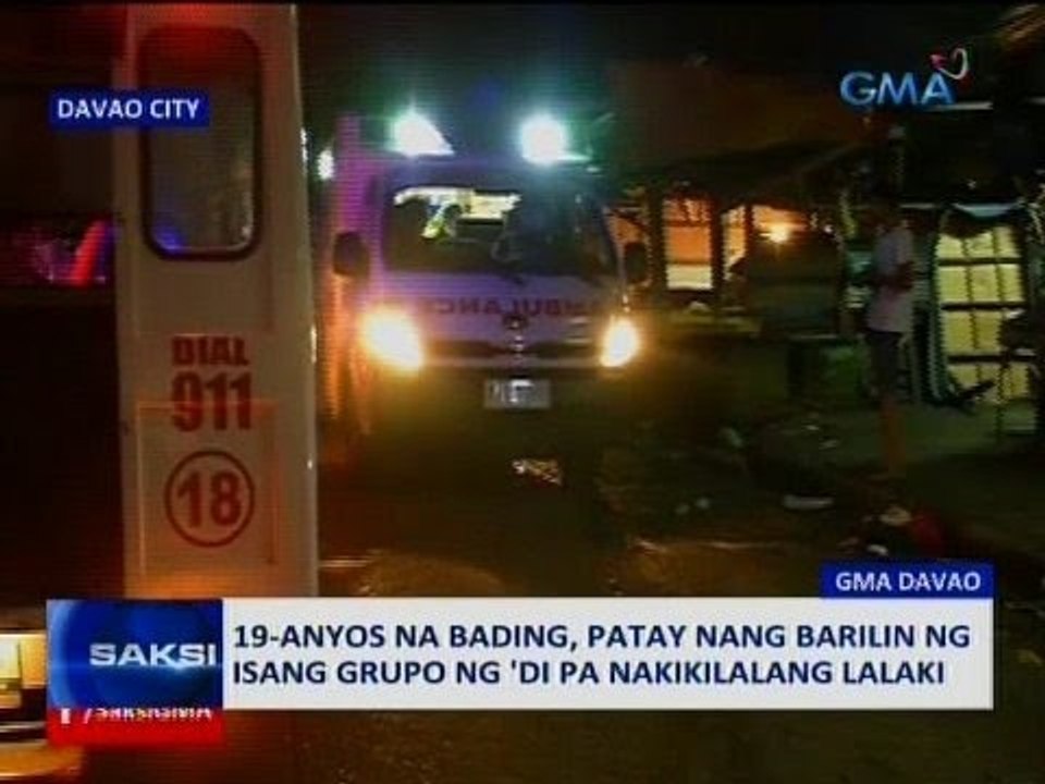 SAKSI: 19-anyos na bading, patay nang barilin ng 1 grupo ng 'di pa nakikilalang lalaki