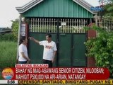UB: Bahay ng mag-asawang senior citizen, nilooban sa Balagtas, Bulacan