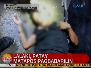 UB: Lalaki, patay matapos pagbabarilin sa Pasay