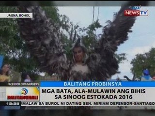 BT: Mga bata, ala-mulawin ang bihis sa Sinoog Estokada 2016