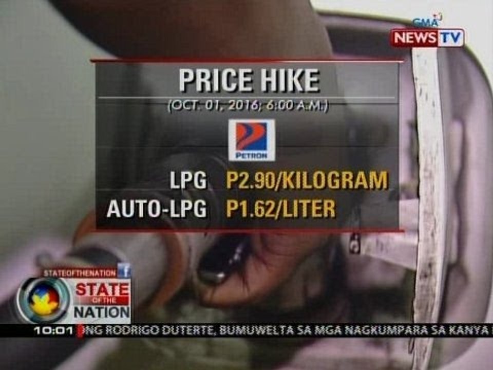 SONA: LPG at Auto-LPG ng Petron, magtataas-presyo simula bukas