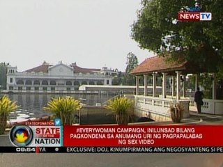 #EveryWoman campaign, inilunsad bilang pagkondena sa anumang uri ng pagpapalabas ng sex video