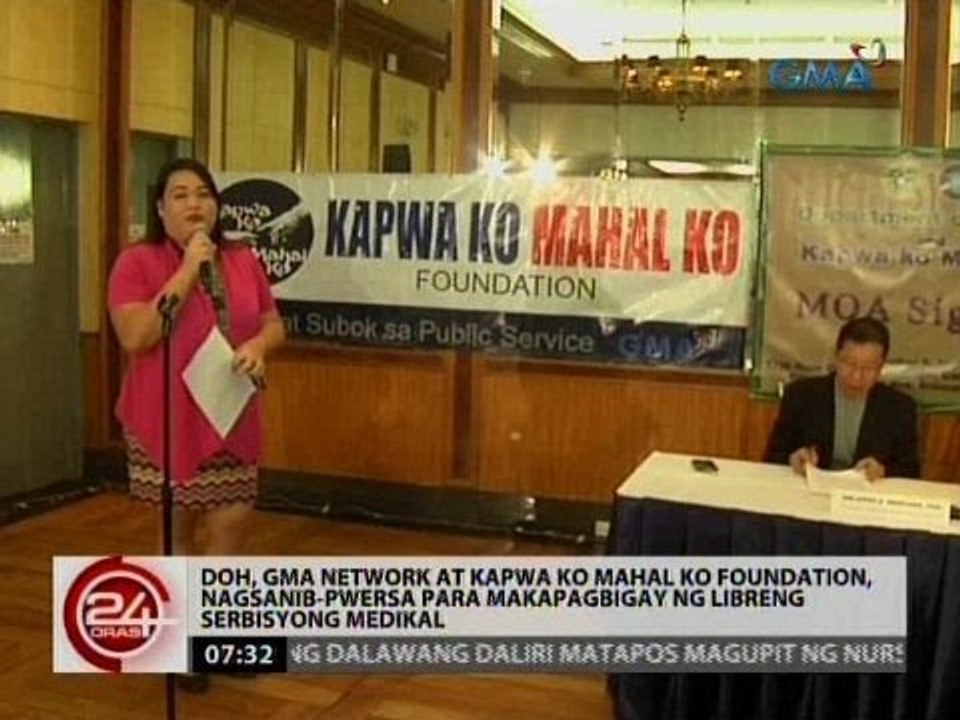24 Oras: DOH, GMA Net. at Kapwa Ko Mahal Ko Foundation, nagsanib-pwersa