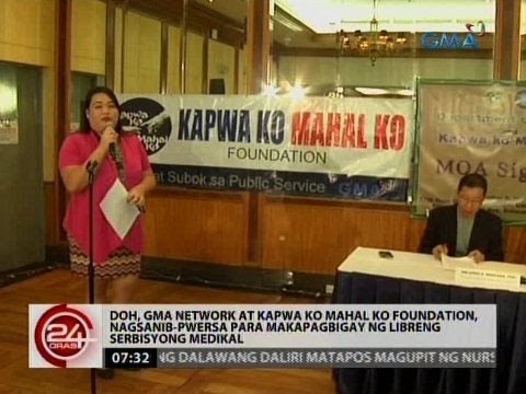 24 Oras: DOH, GMA Net. at Kapwa Ko Mahal Ko Foundation, nagsanib-pwersa