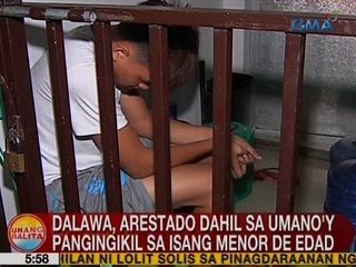 UB: Dalawa, arestado dahil sa umano'y pangingikil sa isang menor de edad sa Pampanga