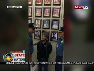 SONA: Edgar Matobato, sumuko sa PNP dahil sa arrest warrant laban sa kanya