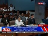 NTVL: Ika-limang pagdinig ng Senado kaugnay ng mga umano'y extrajudicial killing sa bansa (Part 2)