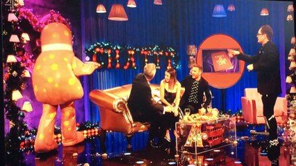 mr blobby on Alan carrs Christmas chatty man 2016