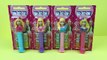 PEZ Barbie Candy Dispensers set, include Barbie Girl with Glasses, Necklace, Braid & Bow Dispensers