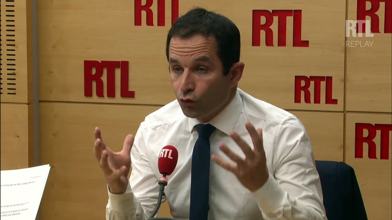 Benoît Hamon était l'invité de RTL le 30 décembre 2016