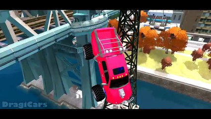 SPIDER-MAN & Super Fast Car LAMBORGHINI Nursery Rhymes & Monster Truck! Children Songs