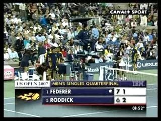 Roddick Federer partie 5