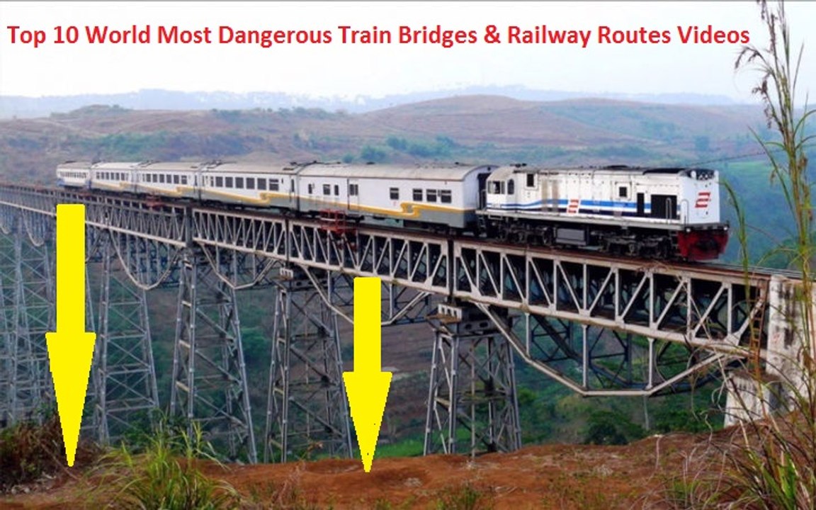 Top 10 world Most Dangerous Train Bridges And Routes Videos