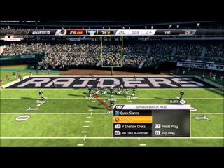 playing madden25 week 4 raiders vs redskins in regular season and season 3