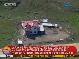 UB: Lawak ng pinsalang dulot ng bagyong Lawin sa Kalinga at Apayao, kitang-kita mula sa himpapawid