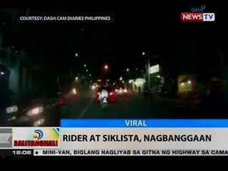 BT: Rider at siklista, nagbanggaan