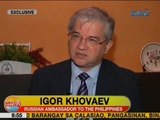 UB: Amb. Khovaev: Russia, handang magsagawa ng military exercises kasama ang Pilipinas