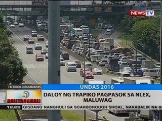 BT: Daloy ng trapiko pagpasok sa NLEX, maluwag