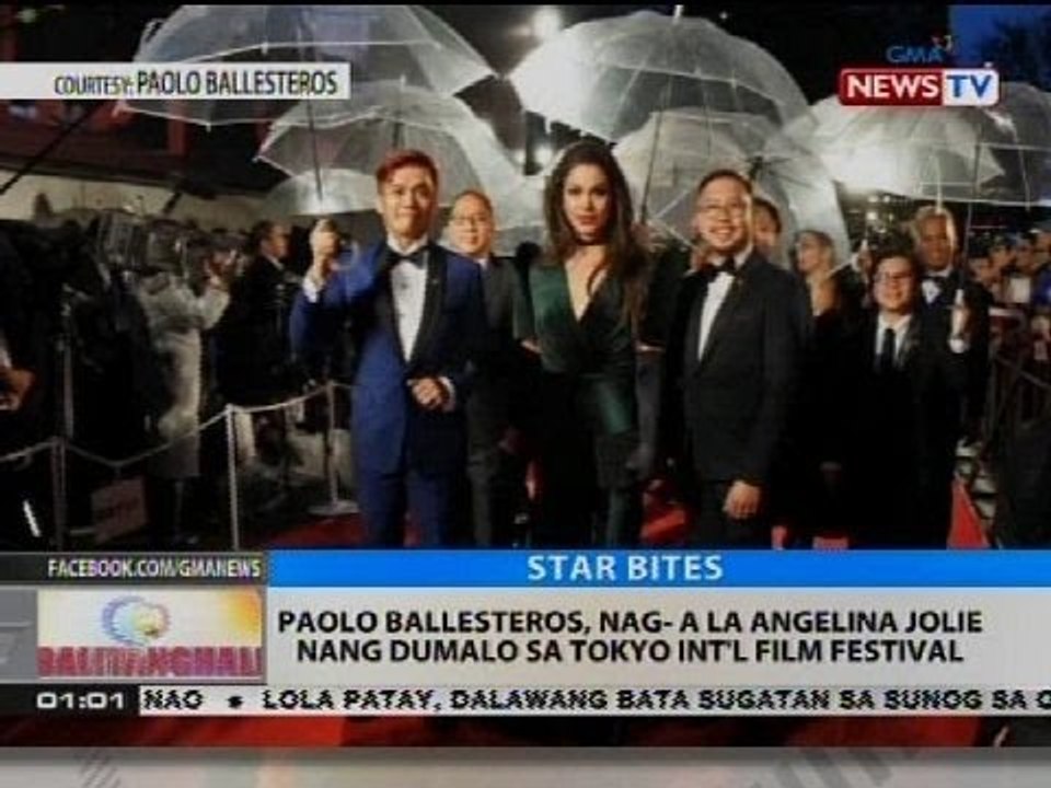 Paolo Ballesteros, nag-ala Angelina Jolie nang dumalo sa Tokyo Int'l Film Festival