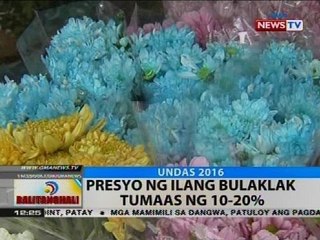 BT: Presyo ng ilang bulaklak, tumaas ng 10-20%