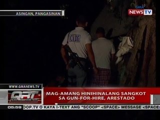 QRT: Mag-amang hinihinalang sangkot sa gun-for-hire, arestado