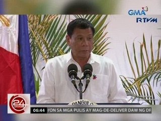 24 Oras: Pres. Duterte, nangakong hindi na magmumura