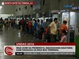24 Oras: Mga uuwi sa probinsya, inaasahang ngayong gabi dadagsa sa mga bus terminal