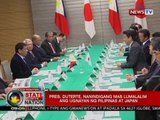 Pres. Duterte, tiniyak na nananatiling kakampi ng Pilipinas ang Japan na kaalyado ng Amerika