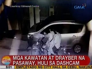 UB: Mga kawatan at drayber na pasaway, huli sa dashcam