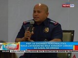 PNP: 54 showbiz personalities nasa listahan ng mga sangkot umano sa iligal na droga