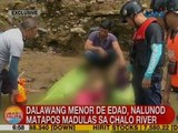 UB: 2 menor de edad, nalunod matapos madulas sa Chalo River sa Bulacan