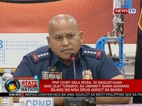 SONA: PNP Chief Bato dela Rosa, umalma sa ulat ng reuters news agency