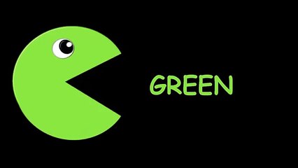 Colors for Children to Learn with Packman - Colours for Kids to Learn - Learning Videos