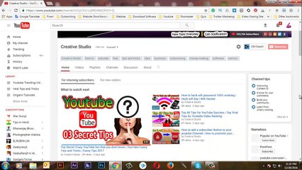 How to add youtube trending video to your channel