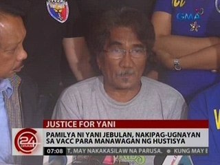 Pamilya ni Yani Jebulan, nakikipag-ugnayan sa VACC para manawagan ng hustisya