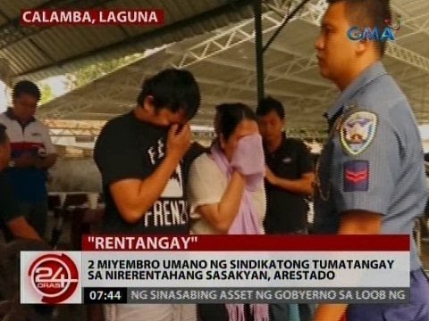24 Oras: 2 miyembro umano ng sindikatong tumatangay sa nirerentahang sasakyan, arestado