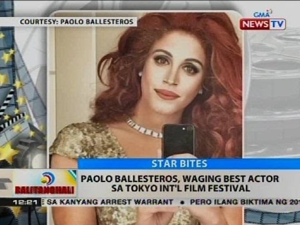 Paollo Ballesteros, waging best actor sa Tokyo Int'l Film Festival