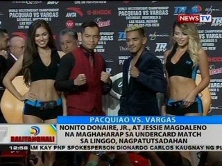 Donaire, Jr., at Magdaleno na maghaharap sa undercard match sa Linggo, nagpatutsadahan