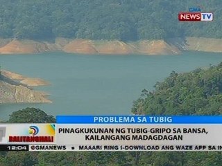 BT: Pinagkukunan ng tubig-gripo sa bansa, kailangang madagdagan