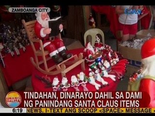 UB: Tindahan sa Zambaonga City, dinarayo dahil sa dami ng panindang Santa Clause items