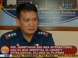 UB: PNP, inimbitahan ang mga int'l NGO na mag-imbestiga sa umano'y extrajudicial killings sa PHL