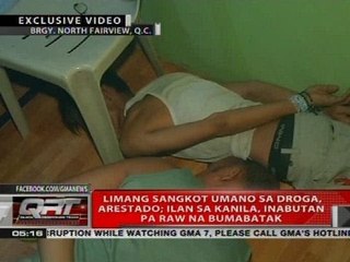 QRT: Limang sangkot umano sa droga arestado