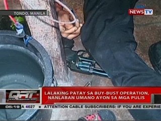 Lalaking patay sa buy-bust operation, nanlaban umano ayon sa mga pulis
